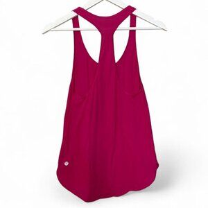 Lululemon Magenta Pink Athletic Yoga Gym Racerback Scoop Neck Tank Top Small / S